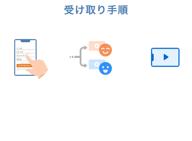 受け取り手順 1必要事項・アンケートを入力 2あなたにピッタリの講座をお届け 3切り替わったページで動画を視聴 ※メールでも視聴ページのリンクをお届けします